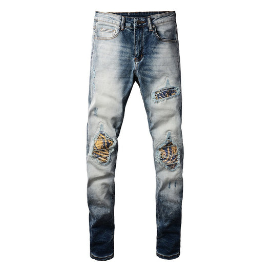 Colorway Patch Washed Jeans