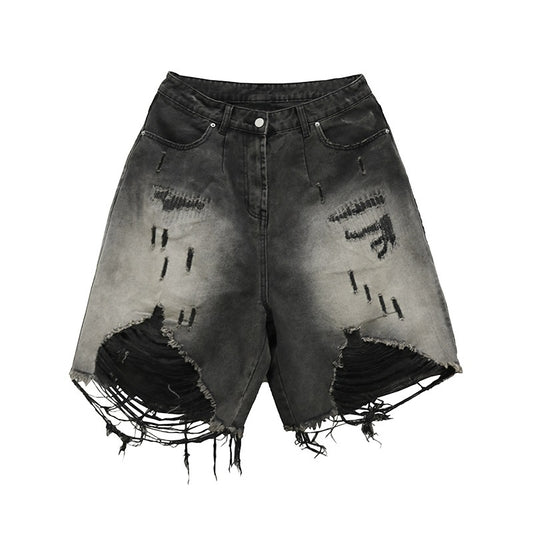 Y2K Retro Black Short Jeans