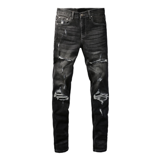 Patch Retro Black Jeans