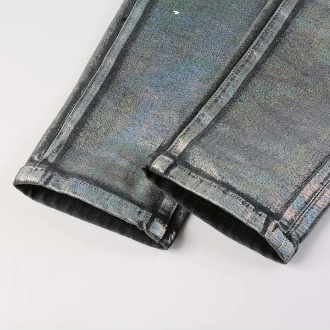 Faded Colors Washed Black Jeans