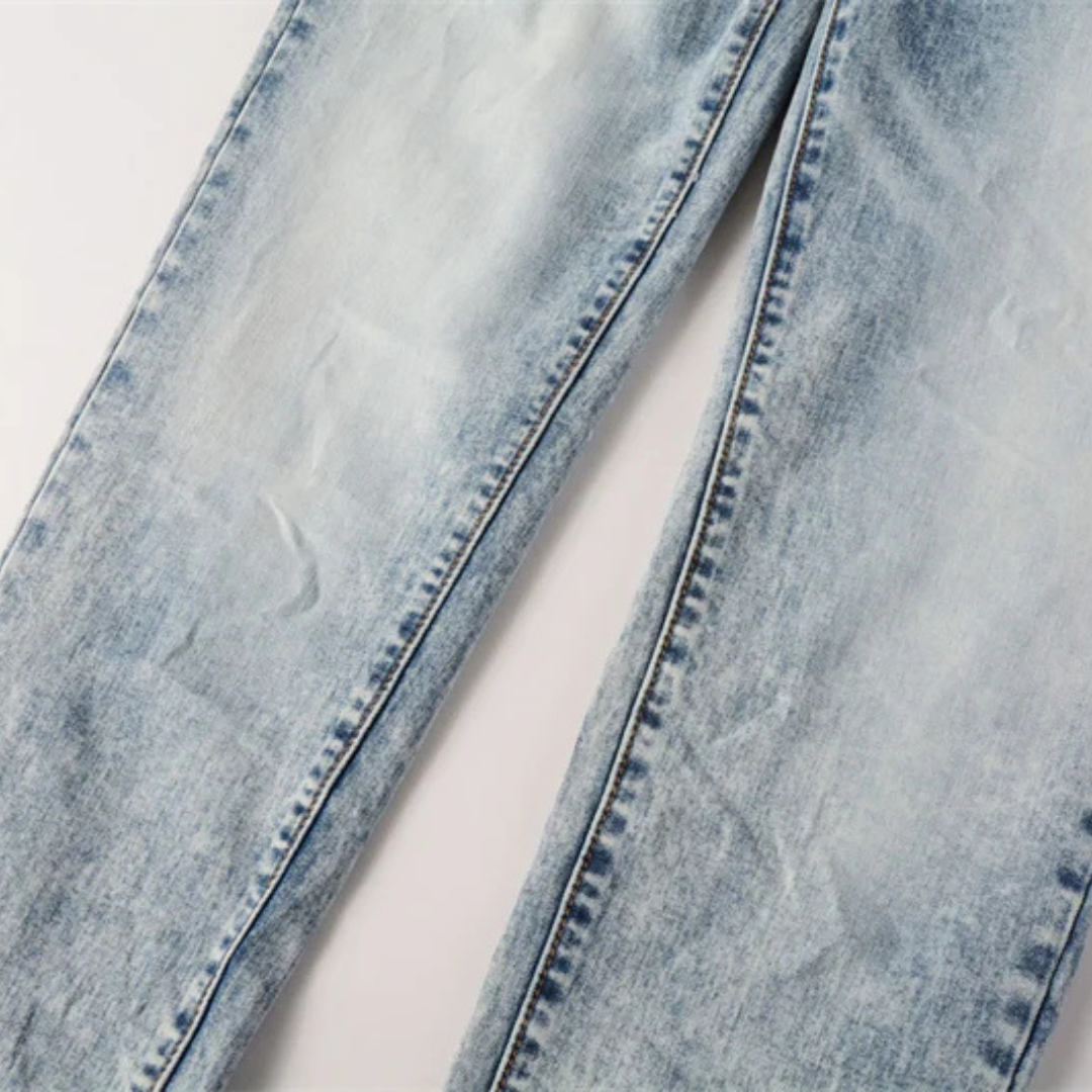 Washed Light Blue Jeans