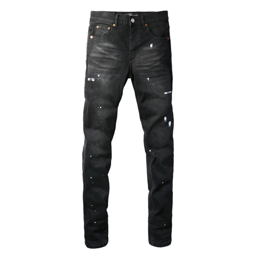 Paint Splash Black Jeans