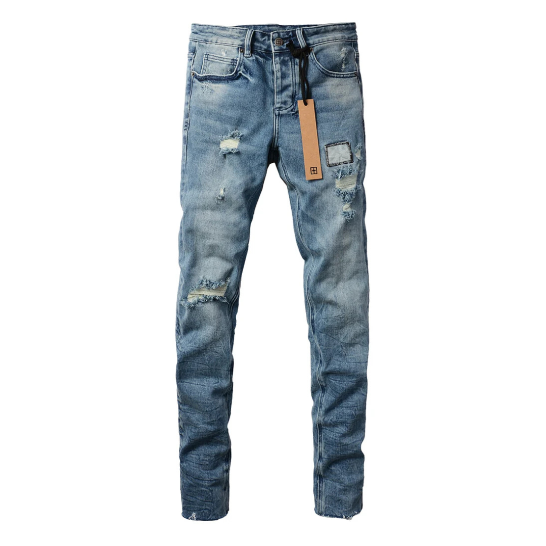 Ripped Blue Jeans