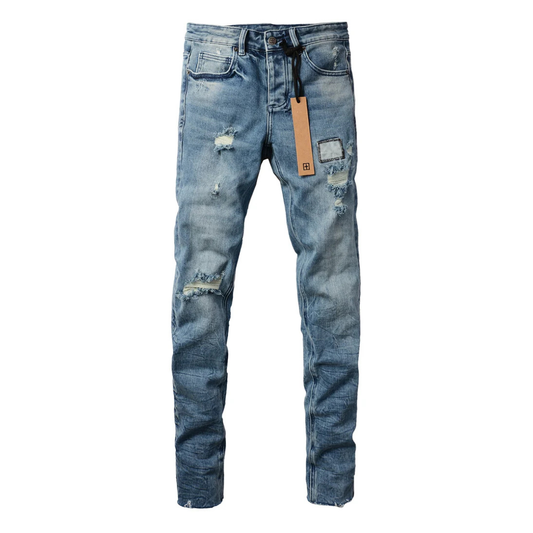 Ripped Blue Jeans