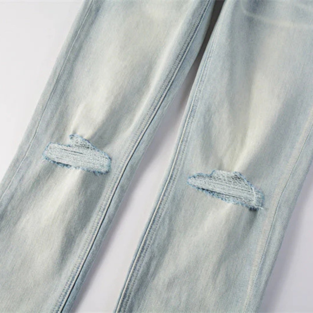 Ripped Light Blue Jeans
