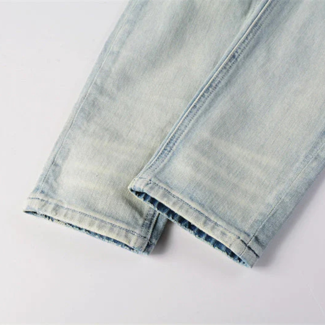Ripped Light Blue Jeans