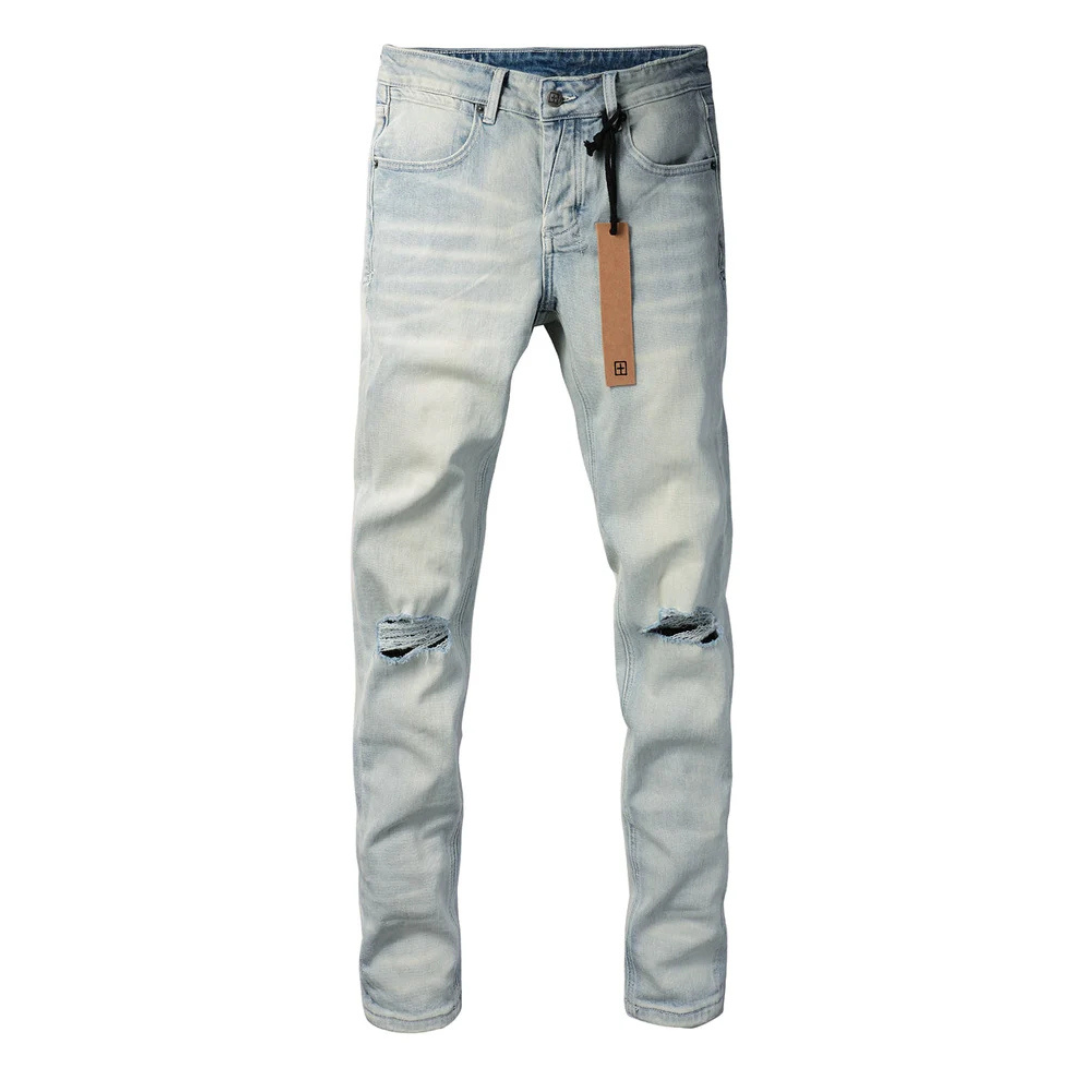 Ripped Light Blue Jeans