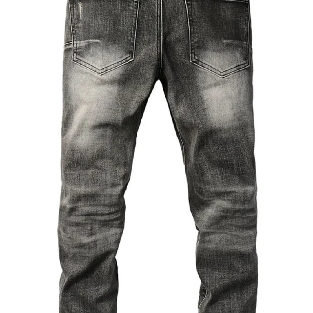 Basic Washed Black Jeans