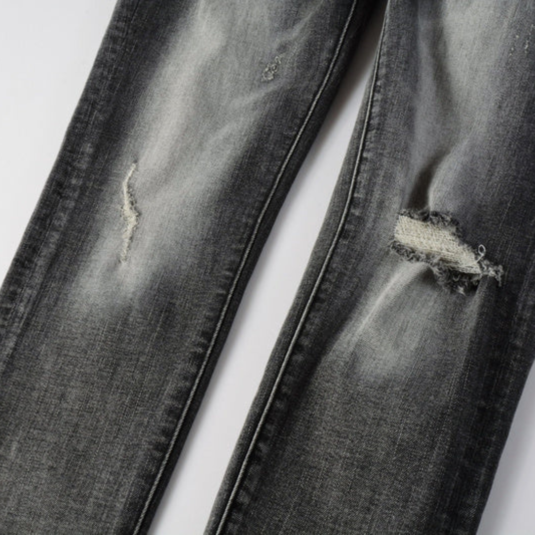 Basic Washed Black Jeans