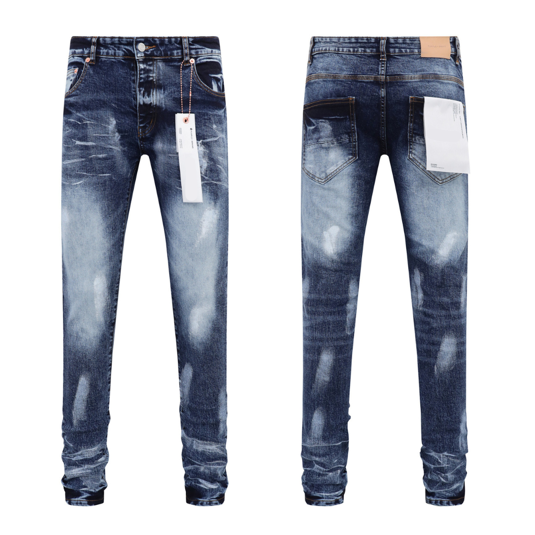 Dark Blue Washed Jeans