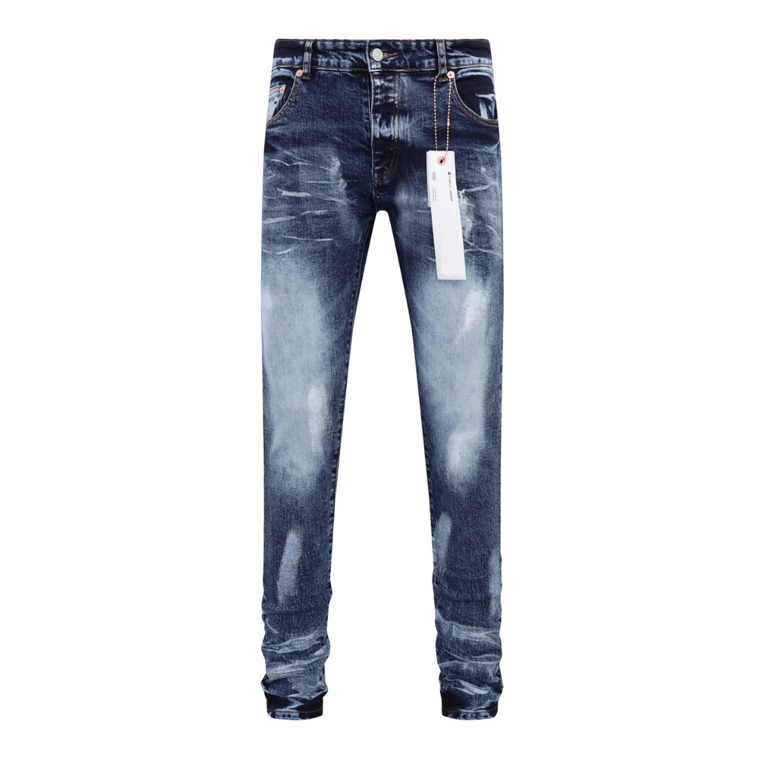 Dark Blue Washed Jeans