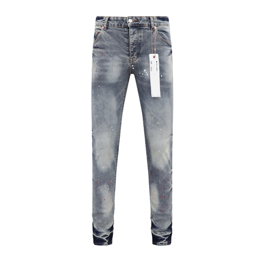 Basic Paint Splash Washed Jeans