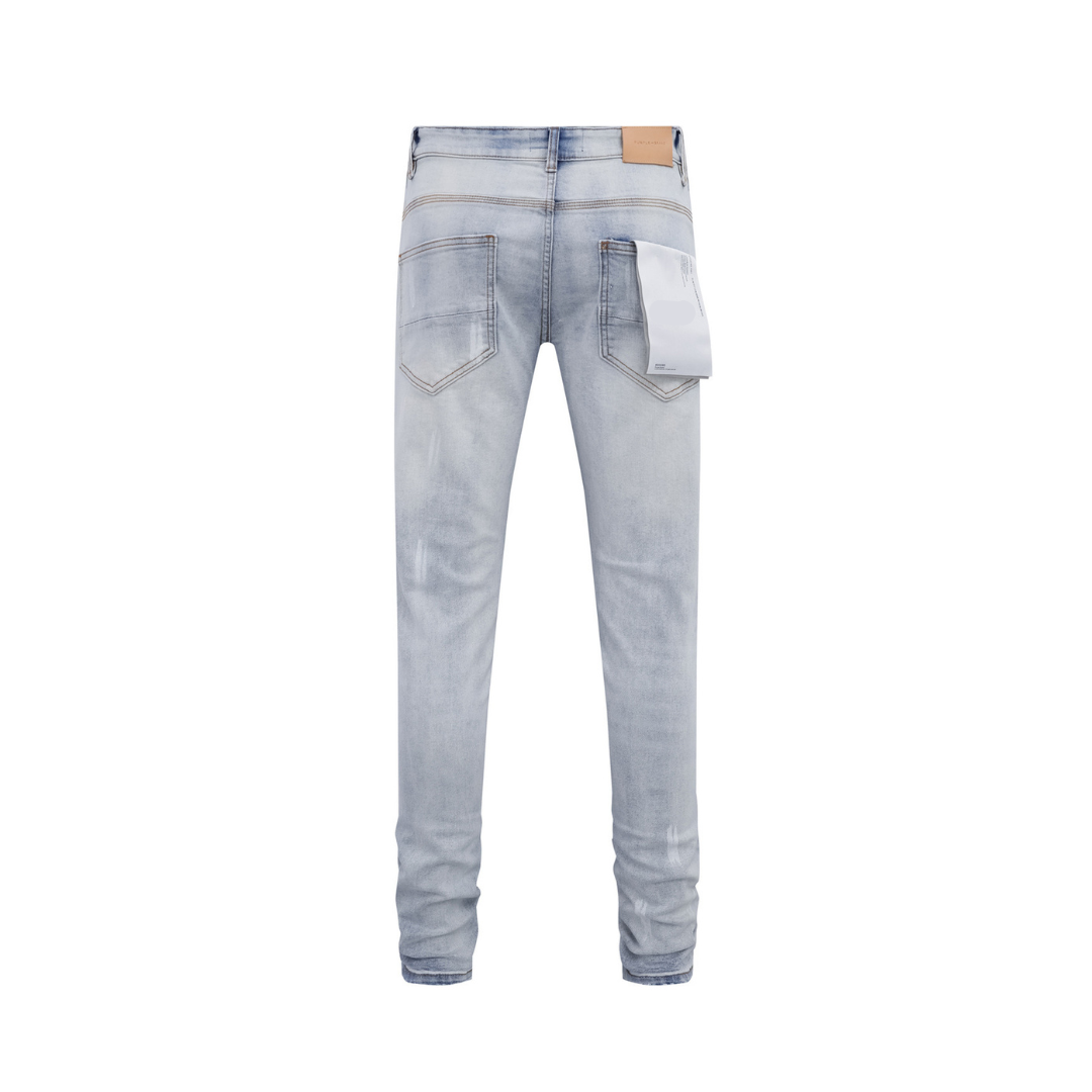 Ripped Painted Light Blue Jeans