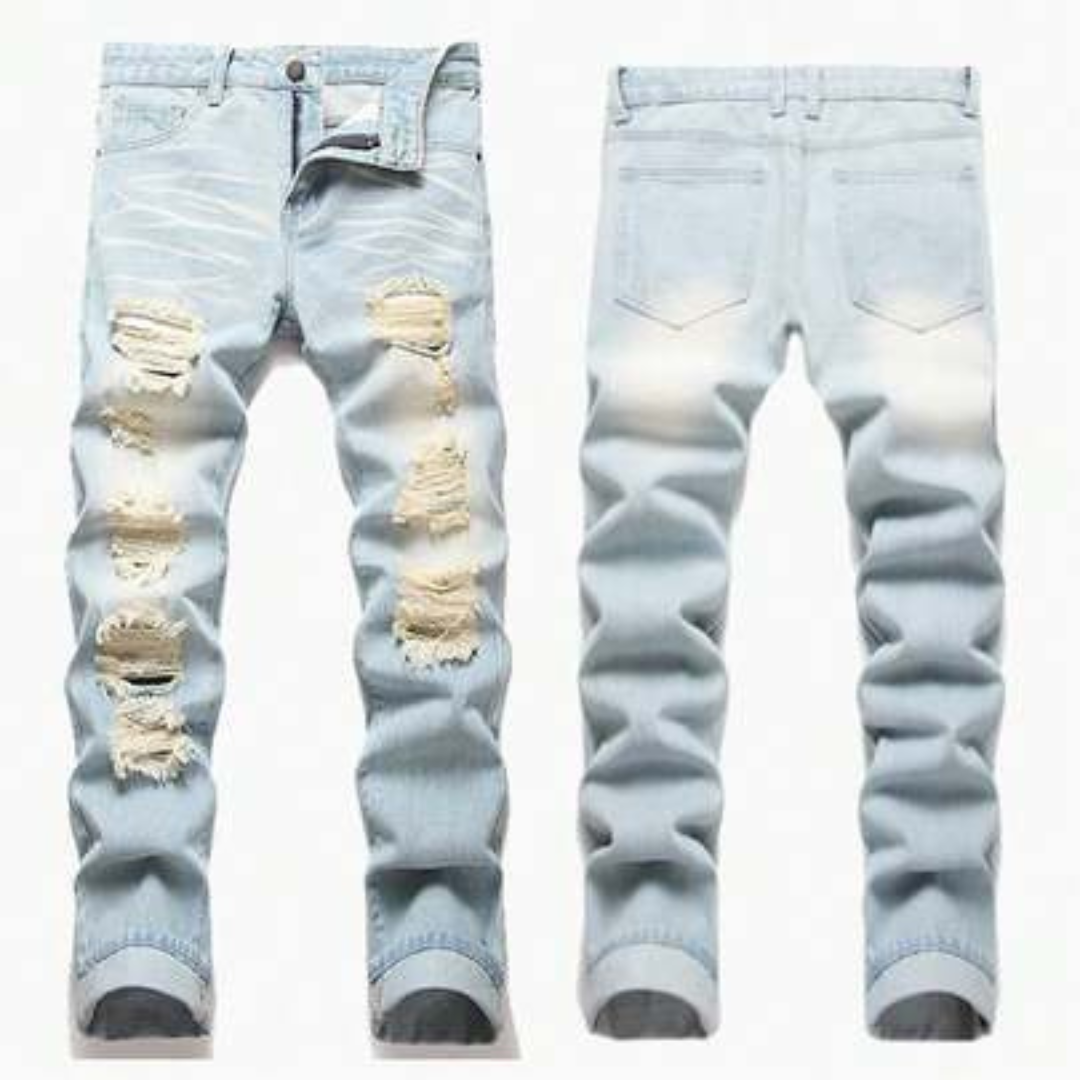Light Blue Ripped Jeans