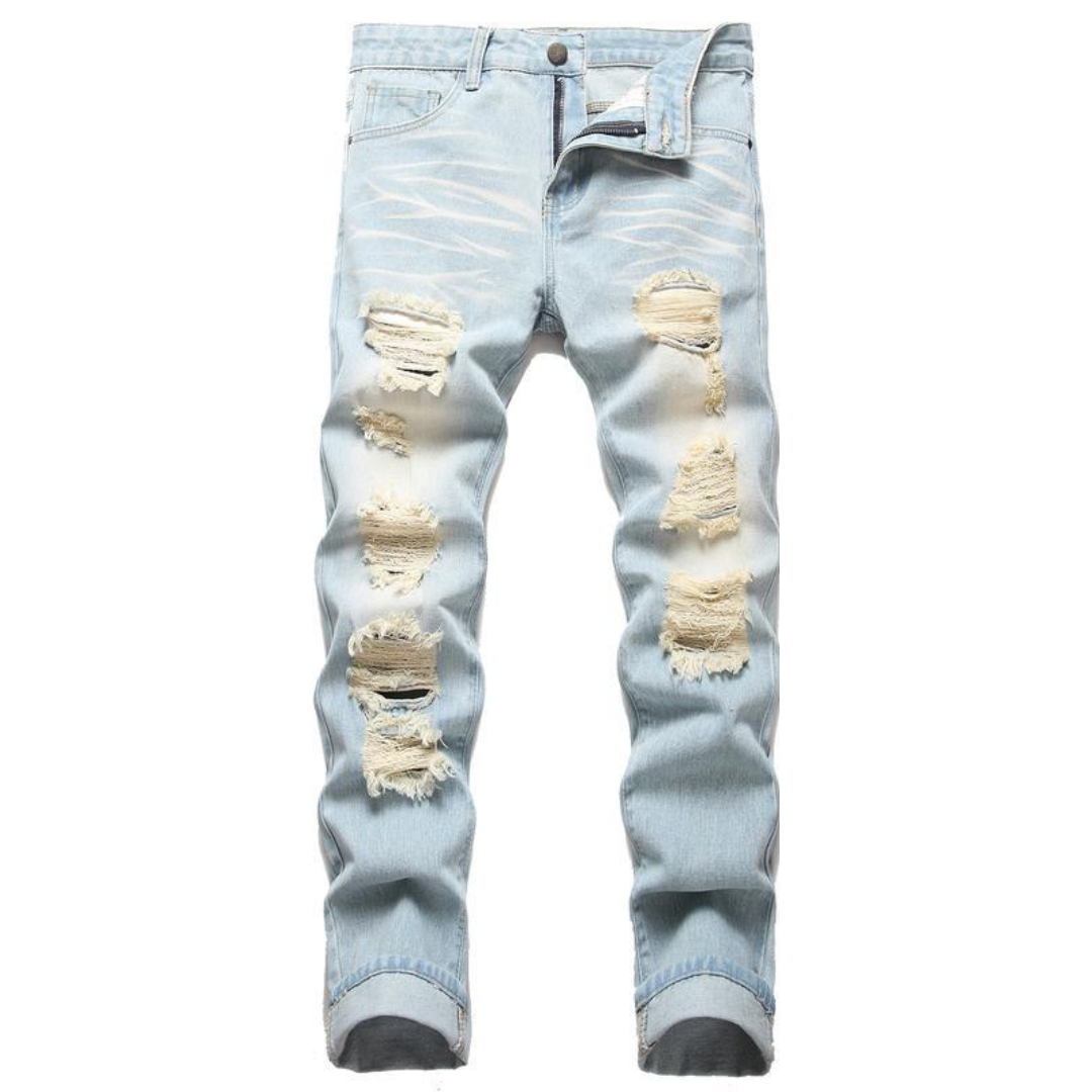 Light Blue Ripped Jeans