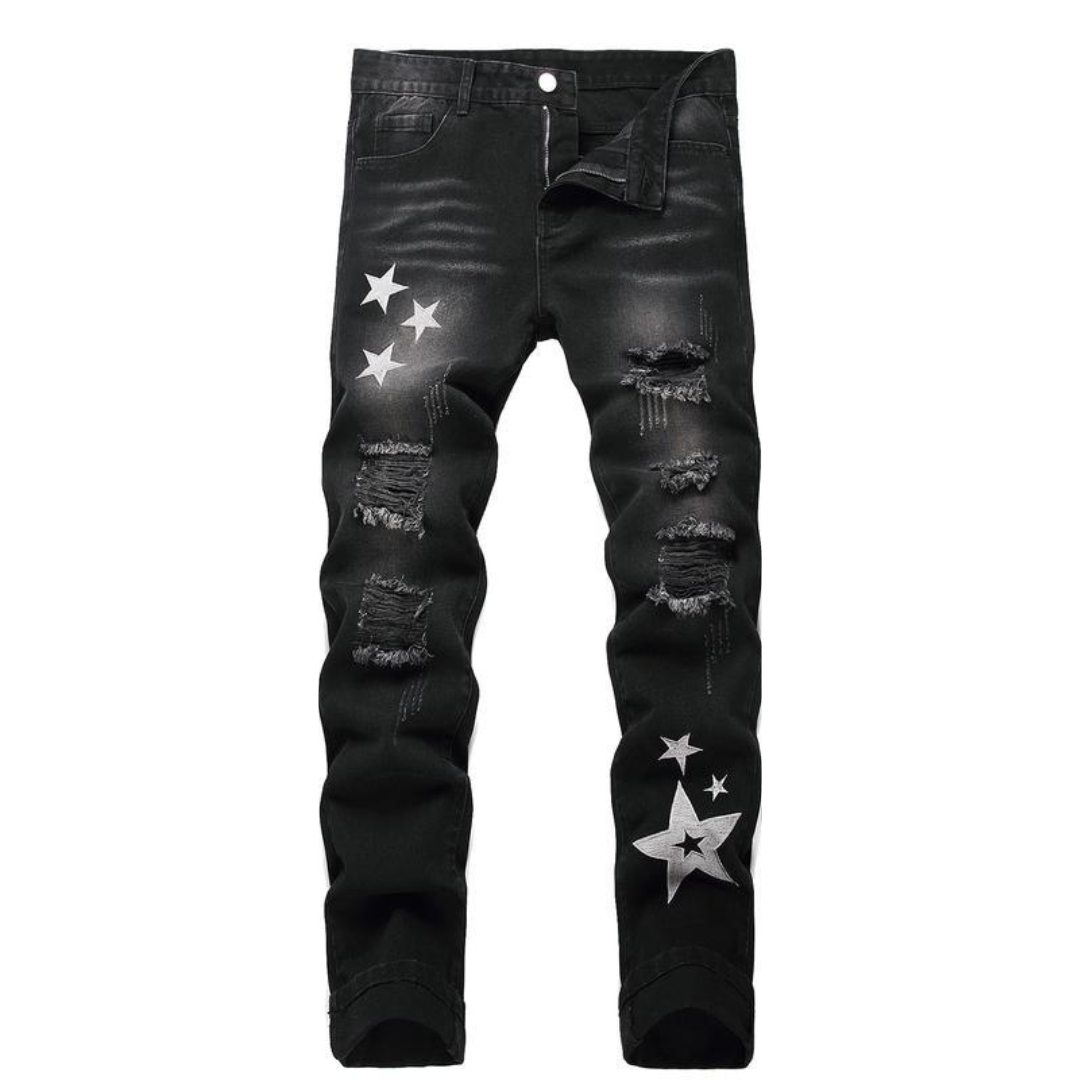 Black Stars Black Jeans