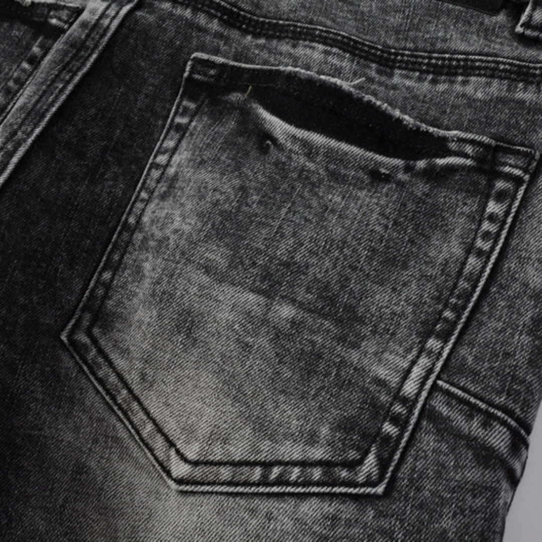 Basic Washed Grey Jeans
