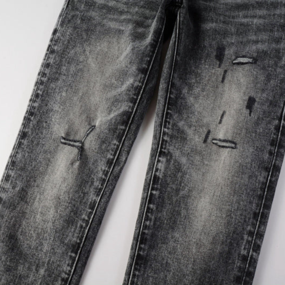 Basic Washed Grey Jeans