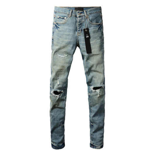 Washed Blue Jeans