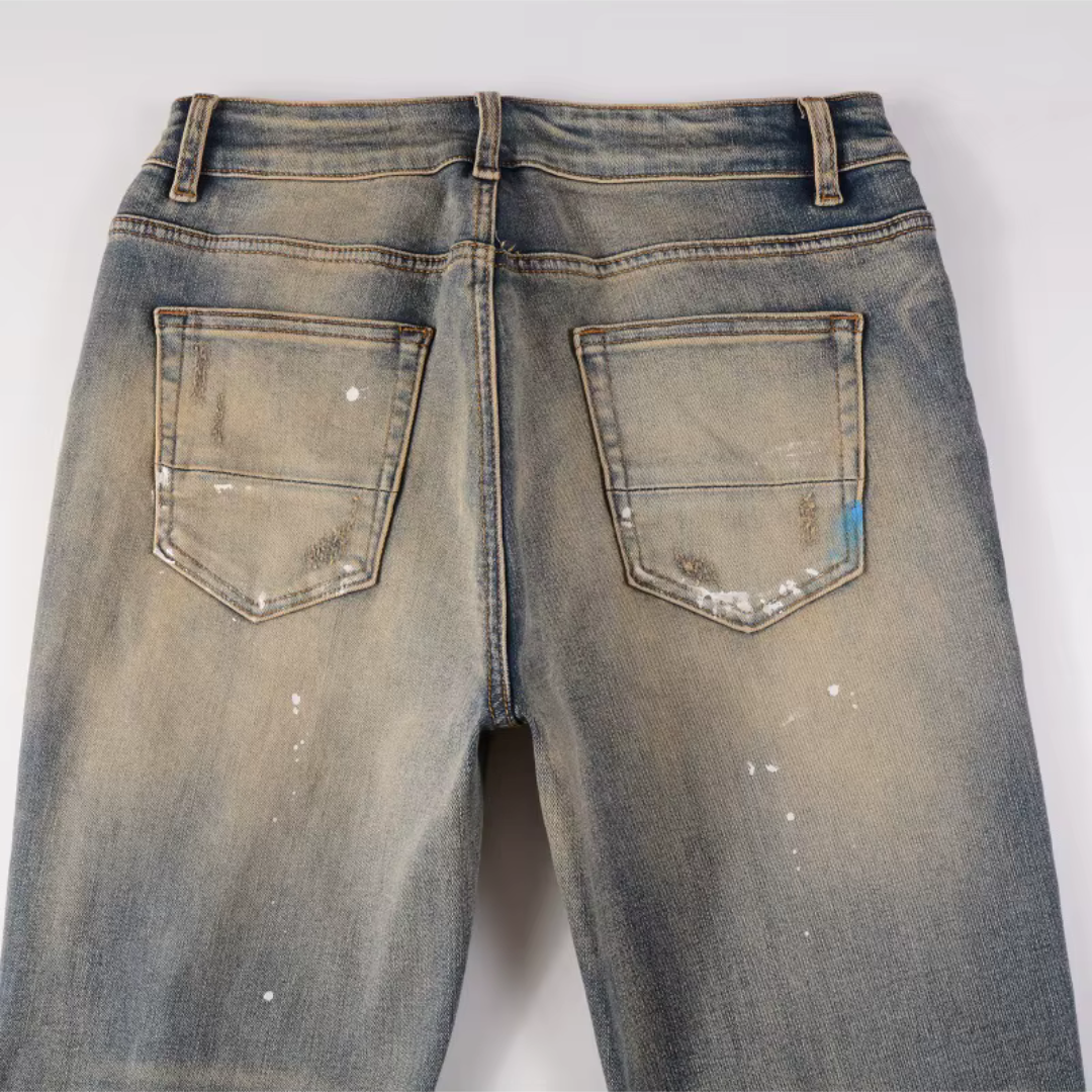 Painted Washed Jeans